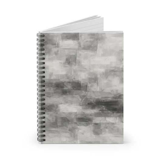 Stylish Abstract Spiral Notebook - Perfect for Note-Taking, Journaling, Students, Office Use, and Gifts - TRV
