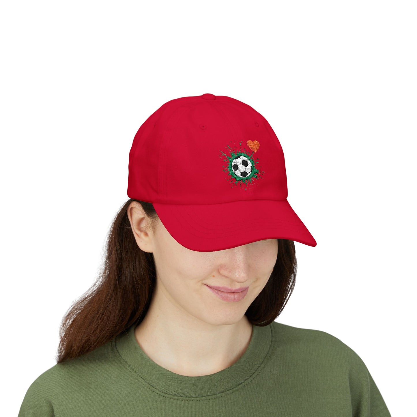 Soccer Love Dad Cap | Perfect Gift for Sports Lovers, Father's Day, Outdoor Events, Casual Wear, Adjustable Cap - TRV