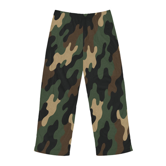 Camouflage Men's Pajama Pants, Cozy Sleepwear for Men, Relaxation Pants, Perfect Gift for Him, Casual Loungewear - TRV