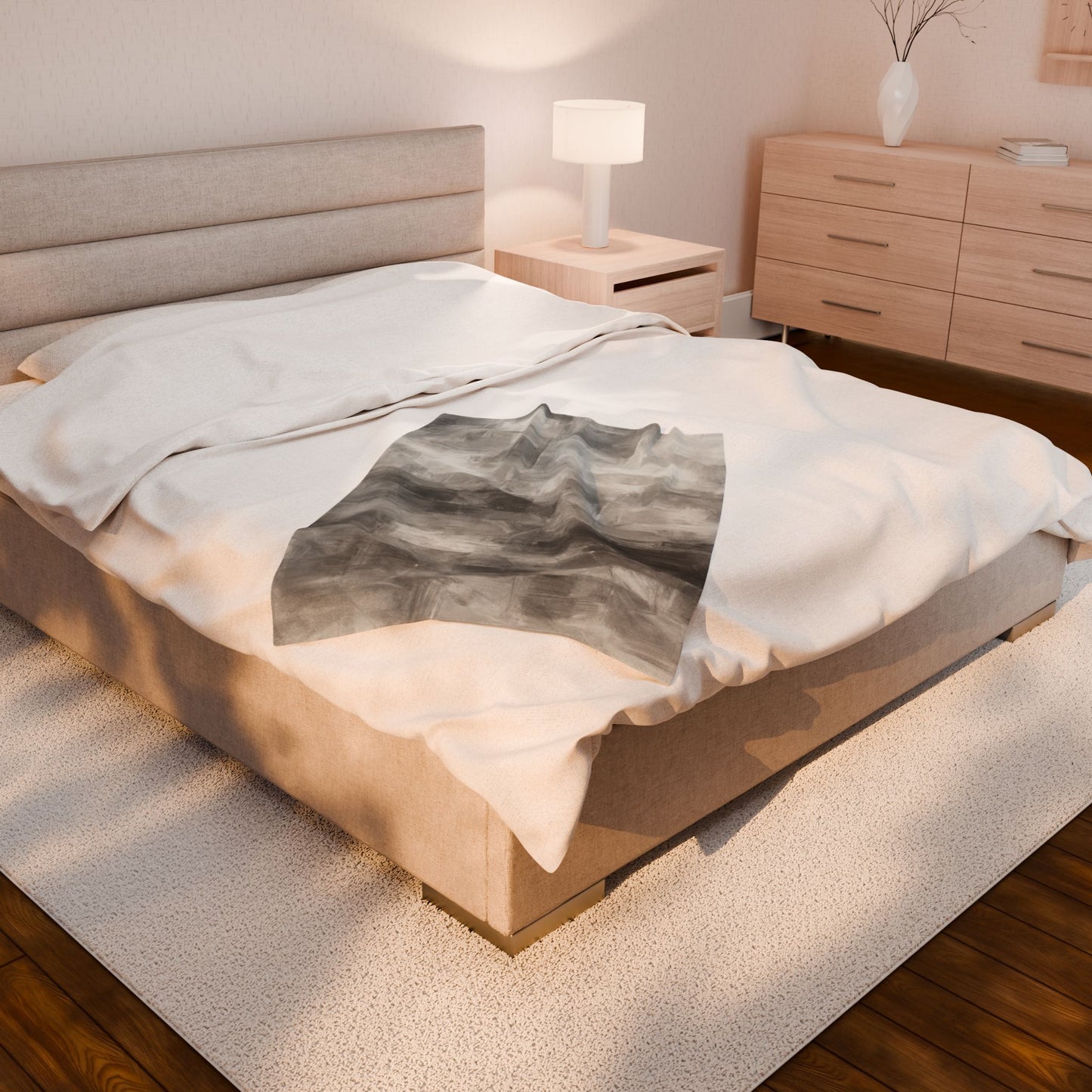 Cozy Velveteen Plush Blanket, Soft Throw for Home Decor, Perfect Gift for Winter, Cozy Nights, and Relaxation - TRV