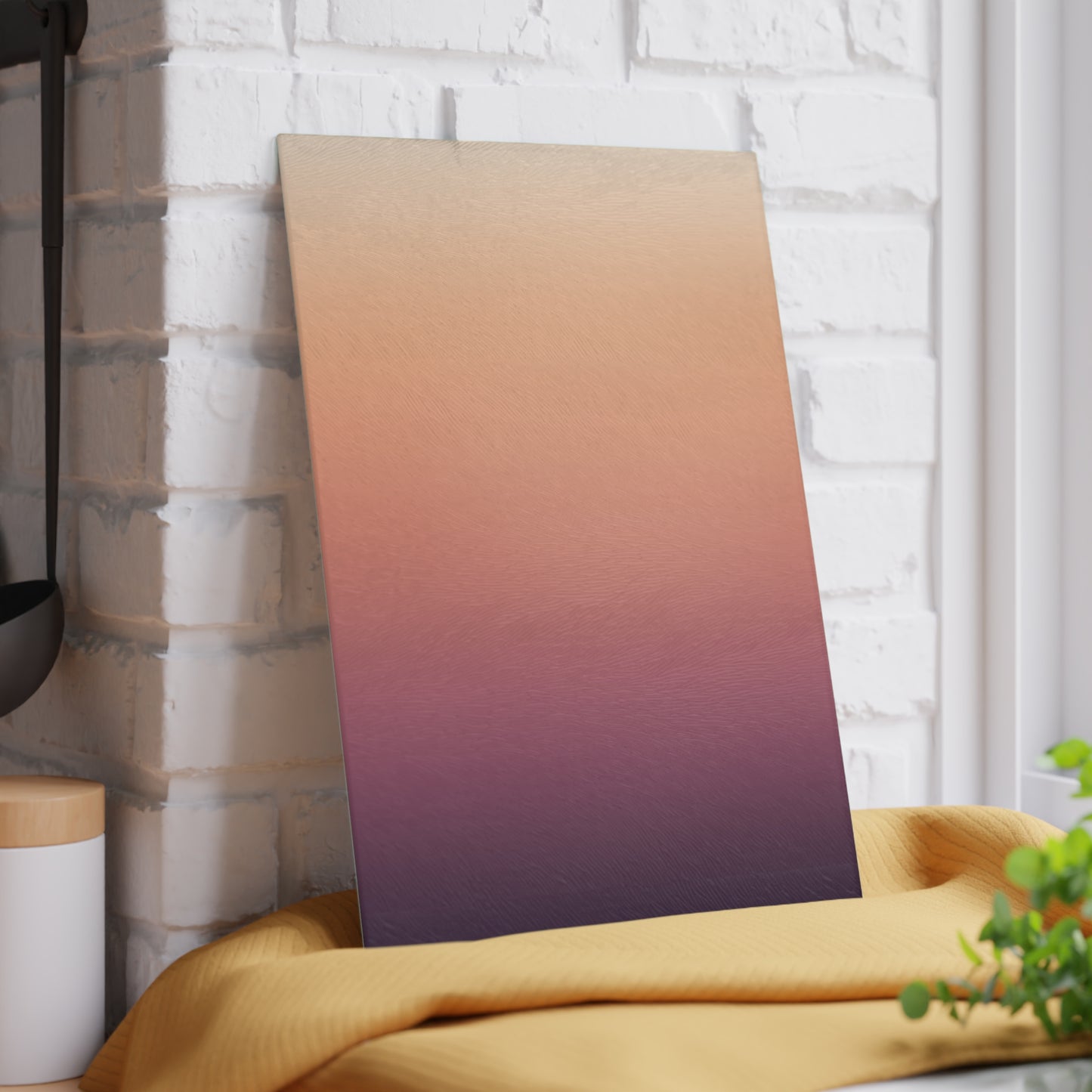 Sunset Ombre Glass Cutting Board | Gradient Kitchen Decor