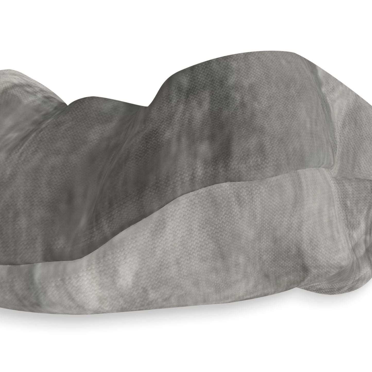 Gray Marble Scrunchie — Elegant Tie-Dye Hair Accessory