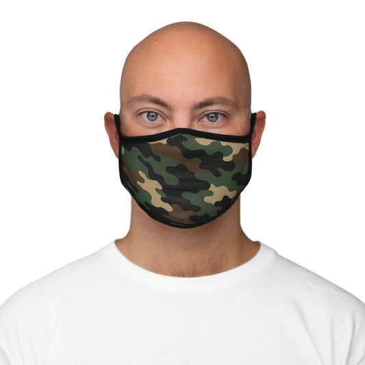 Camouflage Fitted Face Mask | Stylish Reusable Mask for Outdoor Activities, Fashionable Protection for Everyday Use, Gifts for Him - TRV