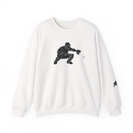 Baseball Catcher Crewneck Sweatshirt | Unisex Sports Apparel | Perfect for Game Days, Gifts, and Casual Wear | Baseball Lover's Gift - TRV