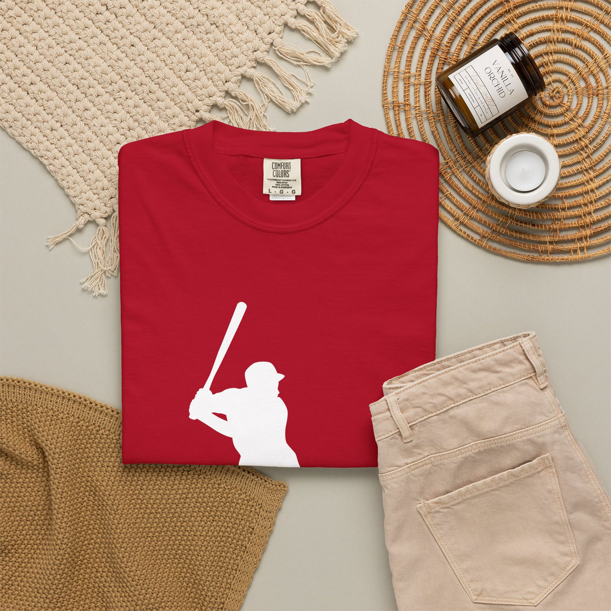Unisex baseball graphic T-shirt for fans featuring a bold sports-themed design, made by Printify.