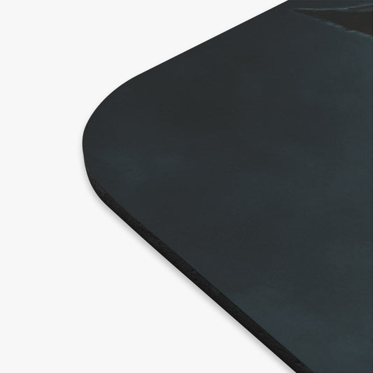 Gothic horror Moonlit Werewolf mouse pad featuring a detailed werewolf design, ideal for gaming desks and computer setups.