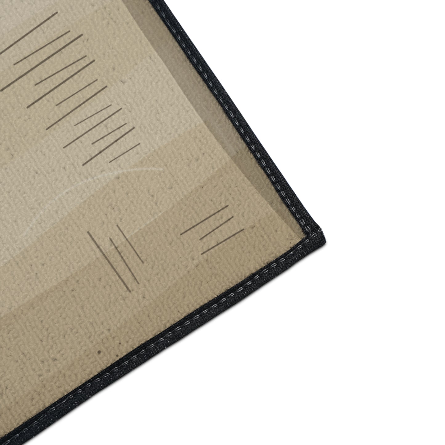 Square Design Quote Heavy Duty Floor Mat | Minimalist Typography, Modern Home Decor - TRV