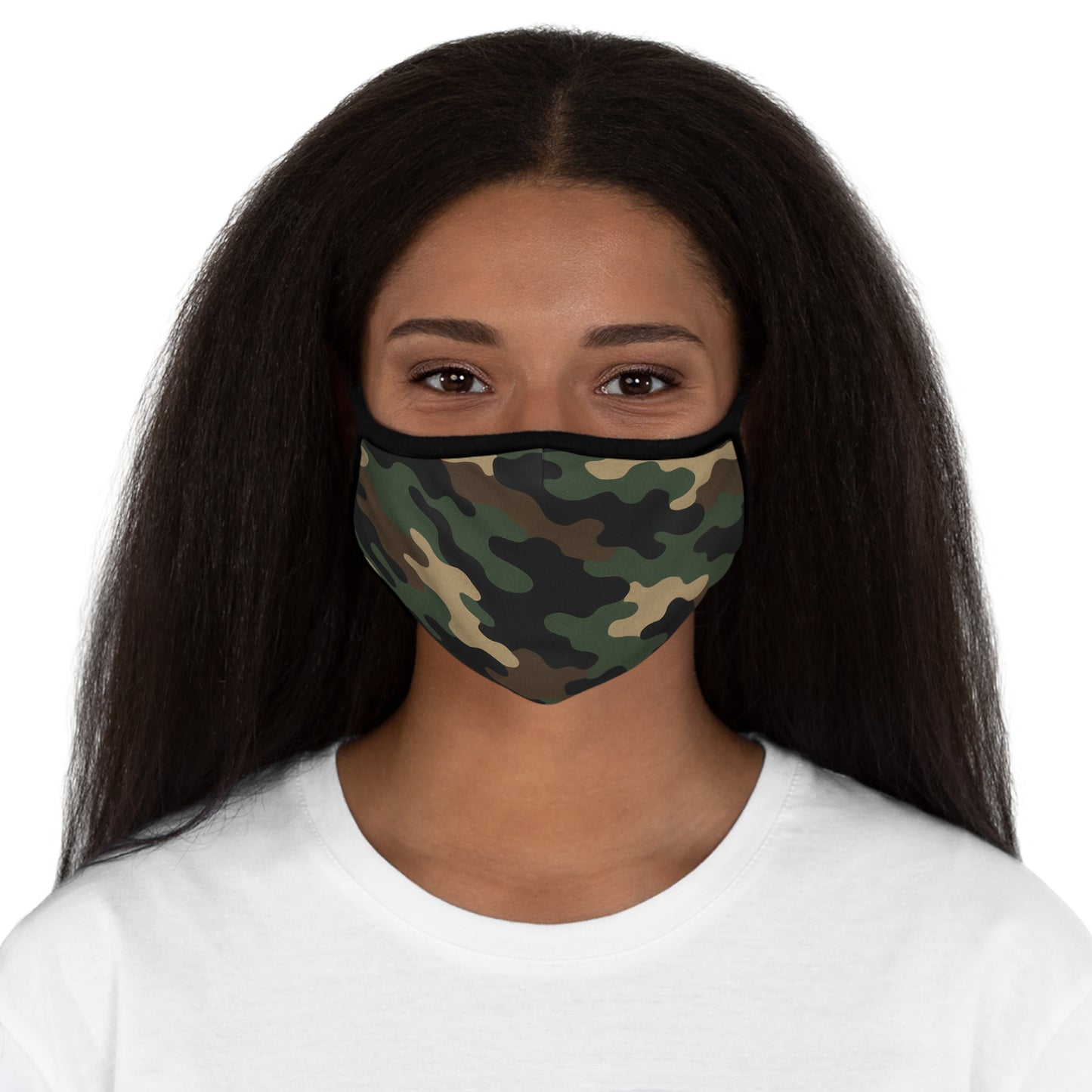 Camouflage Fitted Face Mask | Stylish Reusable Mask for Outdoor Activities, Fashionable Protection for Everyday Use, Gifts for Him - TRV