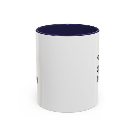 Pumpkin Spice Everything Accent Coffee Mug by Printify, fall-themed ceramic mug with orange and pumpkin design, 11oz.