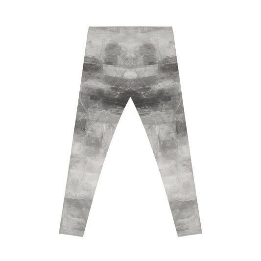 Chic Abstract Women's Casual Leggings, Breathable Fitness Pants, Yoga Leggings, Everyday Wear, Stylish Activewear, Trendy Loungewear - TRV