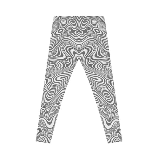 Chic Abstract Leggings - Comfortable, Stylish, Perfect for Workout, Yoga, Casual Wear, Festivals, Graphic Activewear - TRV