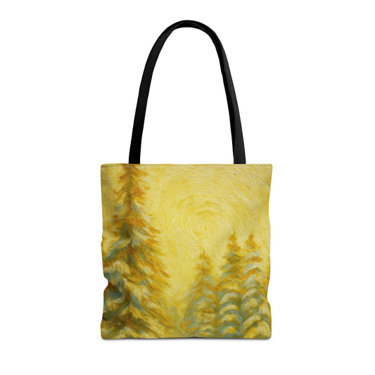 Eco-friendly canvas tote bag with artistic abstract design, perfect for beach or everyday use, by Printify.