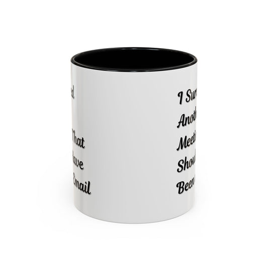 Printify sarcastic office mug featuring humorous text, perfect for coworkers and bosses, with a bold design on ceramic.