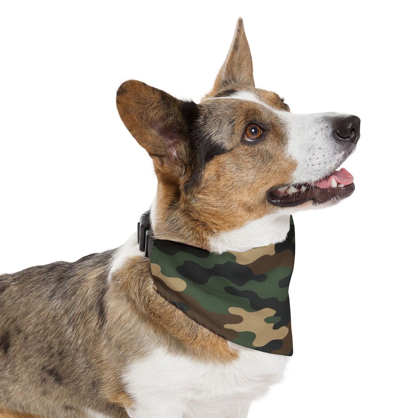 Stylish Camouflage Pet Bandana Collar | Dog Accessory for Outdoor Adventures, Pet Fashion, Camo Dog Gear, Puppy Bandana, Gift for Pet Lovers - TRV
