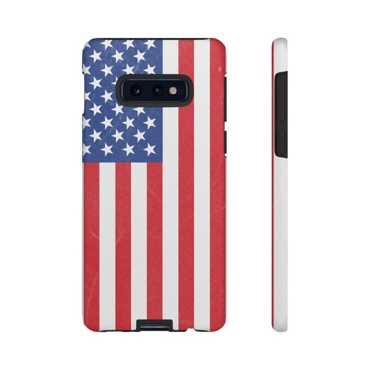 American Flag Phone Case - Patriotic Cell Cover, Tough Cases, USA Pride, Independence Day Gift, Veteran's Day, Phone Protection - TRV