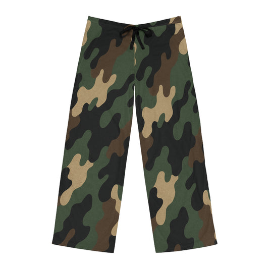 Camouflage Men's Pajama Pants, Cozy Sleepwear for Men, Relaxation Pants, Perfect Gift for Him, Casual Loungewear - TRV