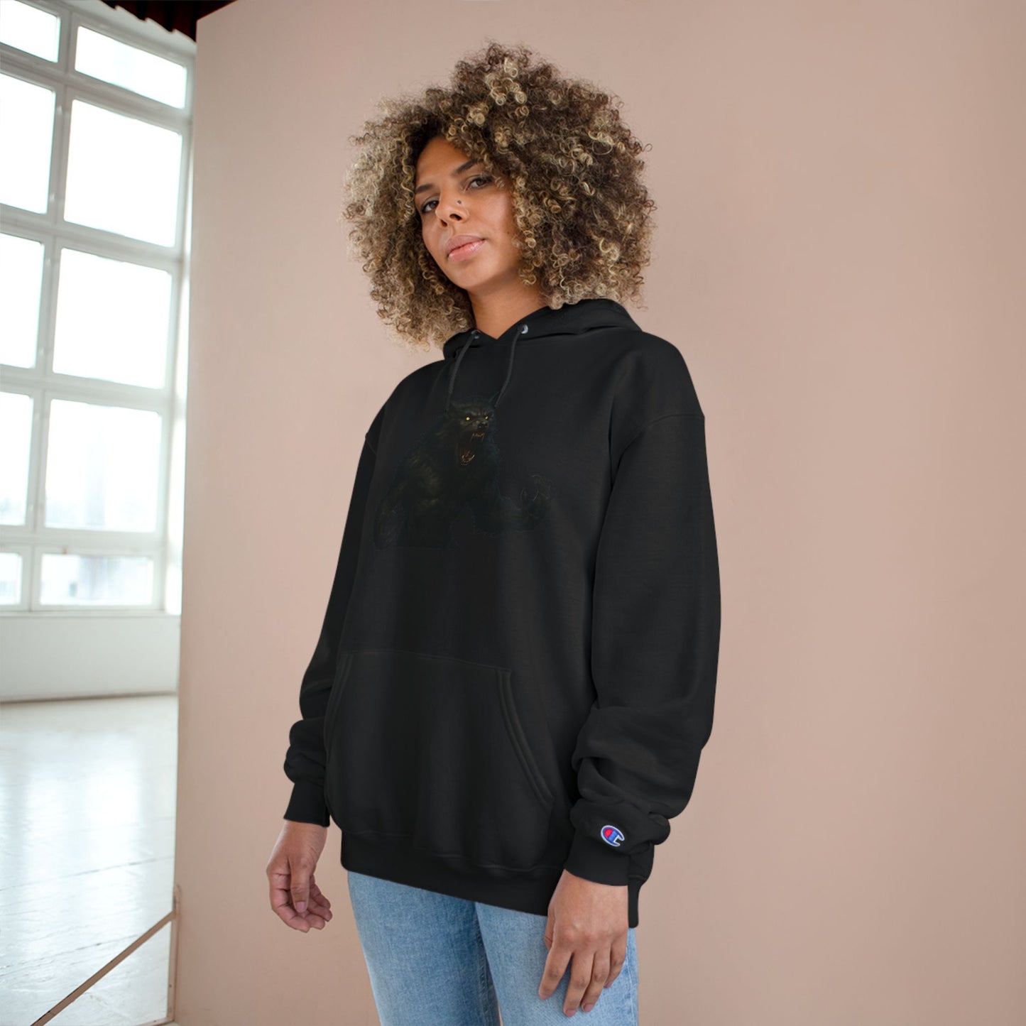 Werewolf Champion Hoodie - Edgy Graphic Sweatshirt for Gamers, Perfect for Gifts, Casual Wear, Fall Fashion, Anime Lovers - TRV