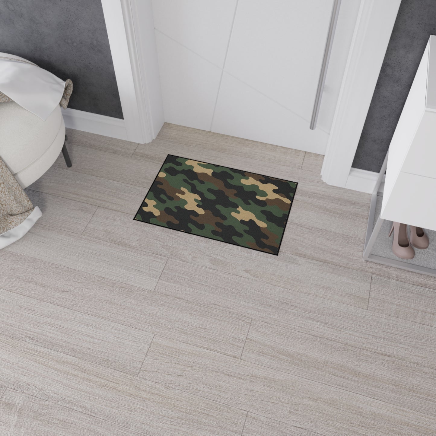 Heavy duty floor mat from Printify featuring durable, non-slip surface suitable for industrial or home use.