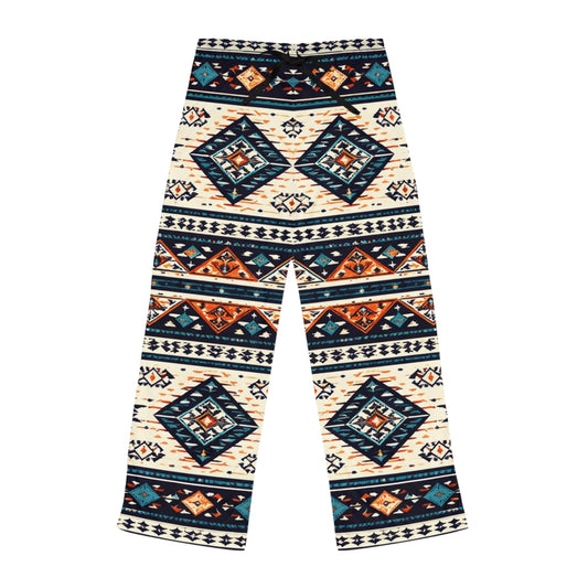 Southwestern Aztec Print Pajama Pants | All-Over Print Lounge Pants
