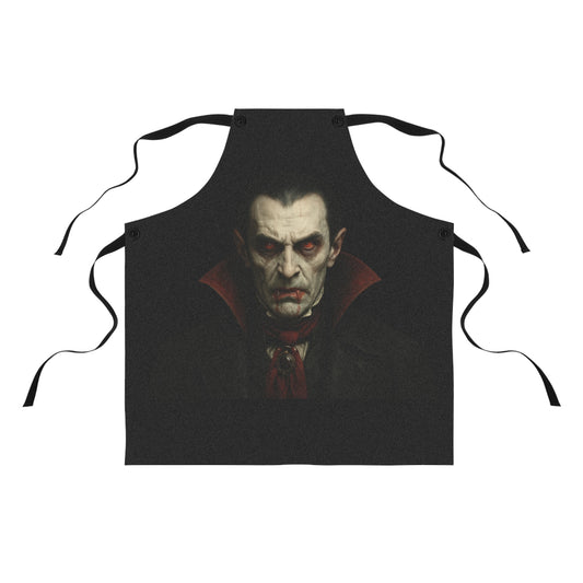 Vampire Dracula Apron – Gothic Halloween Cooking Apron