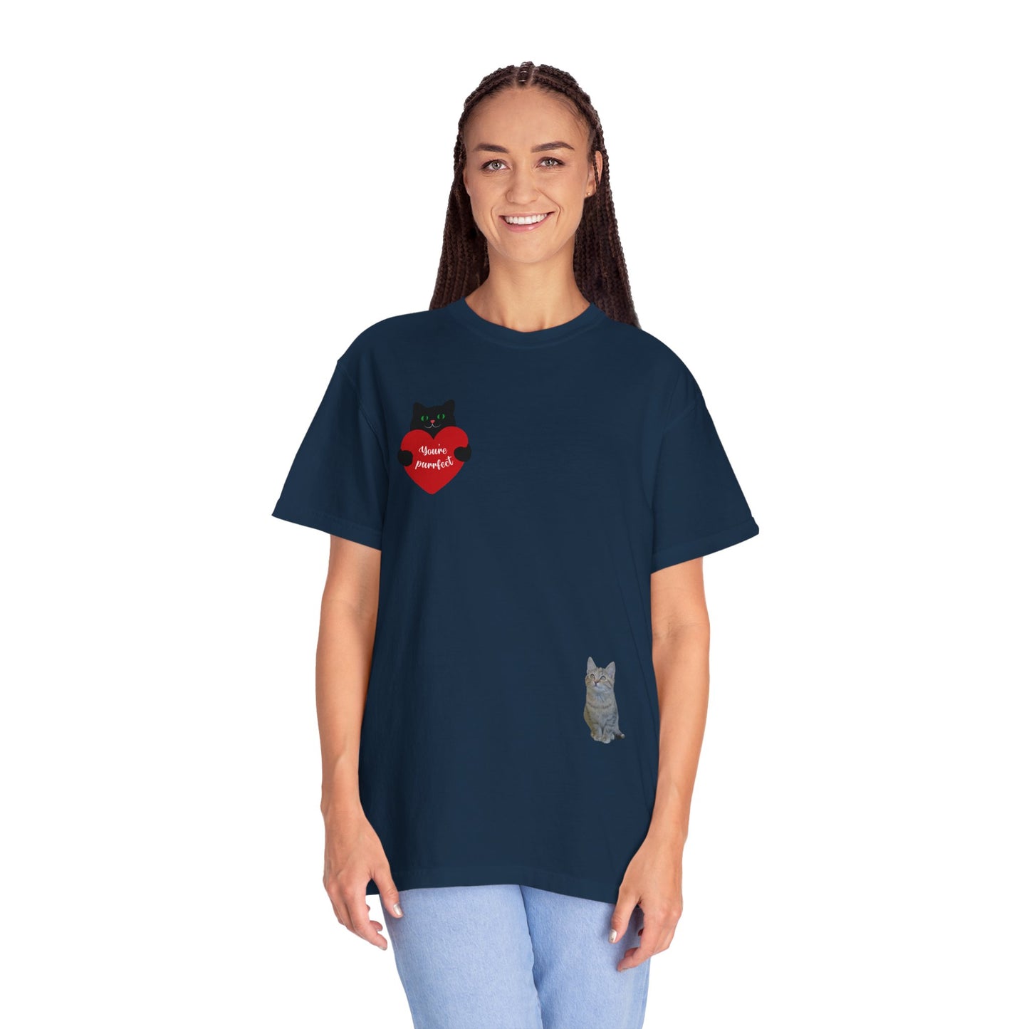 Cat Lover Unisex T-Shirt, Cute Cat Tee, Gift for Cat Owners, Animal Lover Shirt, Birthday Gift, Casual Comfort Tee, Pet Theme - TRV