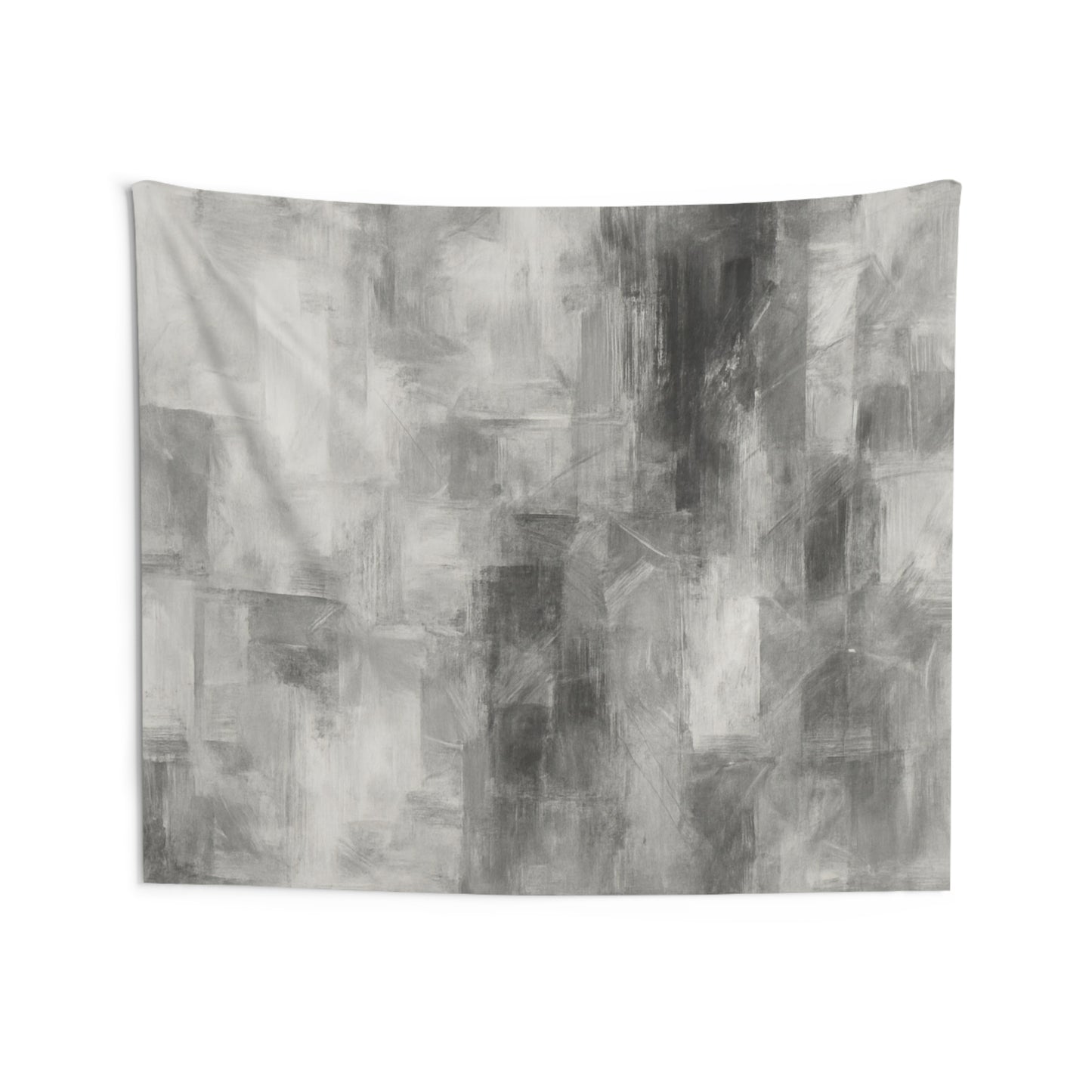 Stylish Modern Wall Tapestry, Elegant Home Decor, Minimalist Wall Hanging, Black and White Decor, Bedroom or Living Room Art - TRV