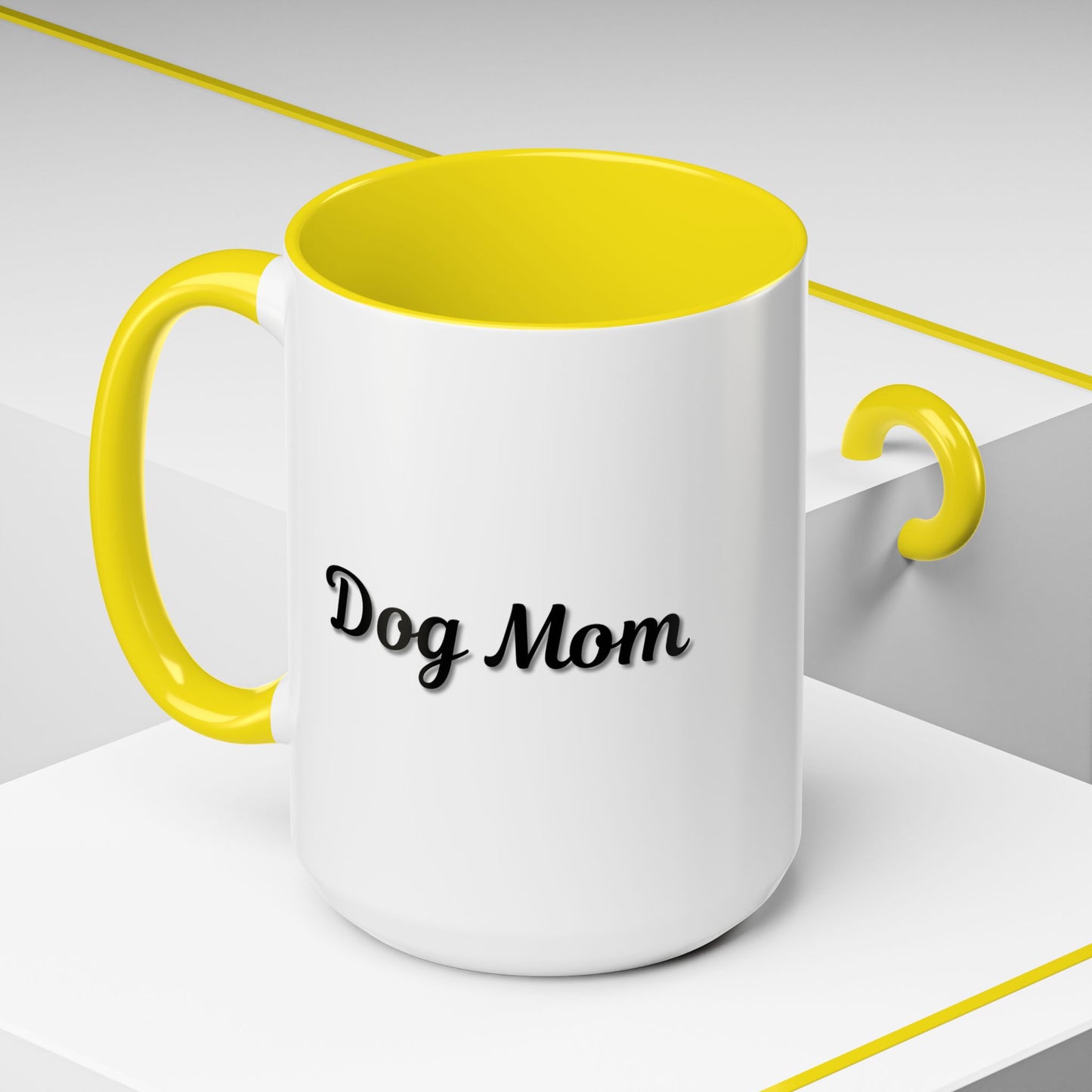 Dog Mom Accent Coffee Mug - Perfect Gift for Pet Lovers