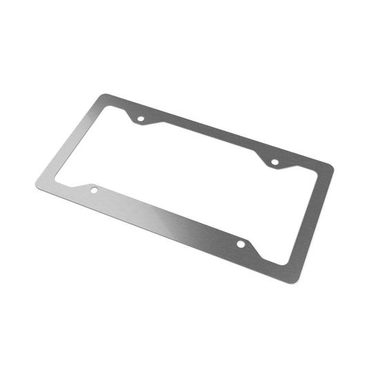 Camo Hawaii metal license plate frame with military style design, car accessory from Printify featuring camouflage pattern.