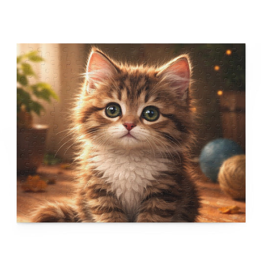Adorable Tabby Kitten Puzzle