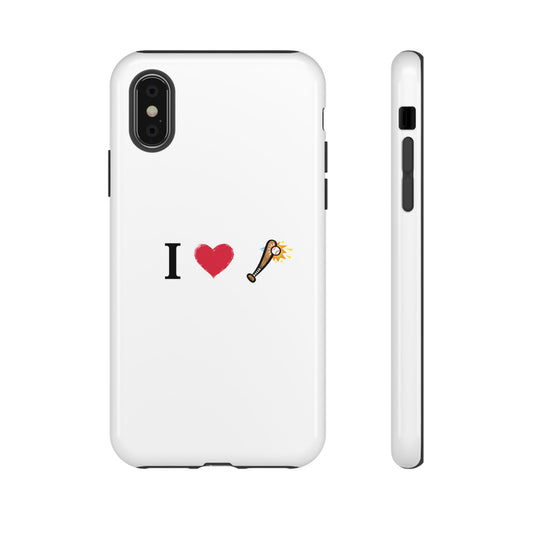 I Love Baseball Vibe Phone Case - Tough Cases for Sports Lovers, Gifts for Athletes, Fun Accessories, iPhone and Android Compatible - TRV