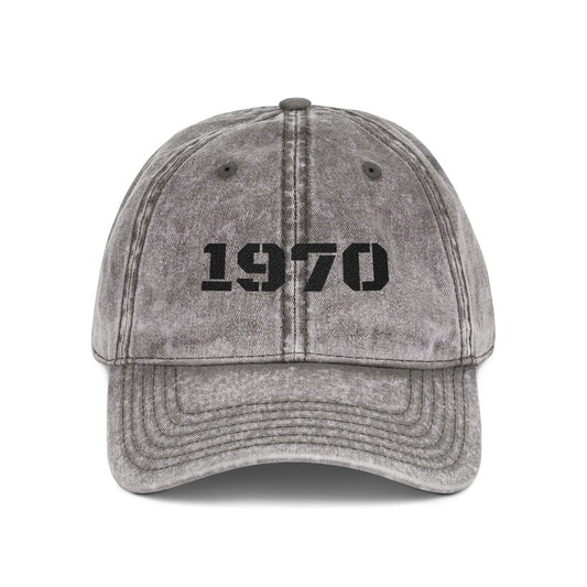 Vintage Embroidered Cap, Retro Baseball Hat, 70s Style Headwear, Gift for Dad, Casual Fashion Accessory - TRV