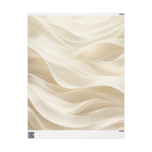 Elegant Cream Marble Wrapping Paper Roll
