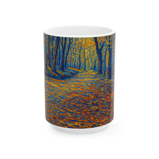 Colorful Abstract Pathway Ceramic Mug - TRV