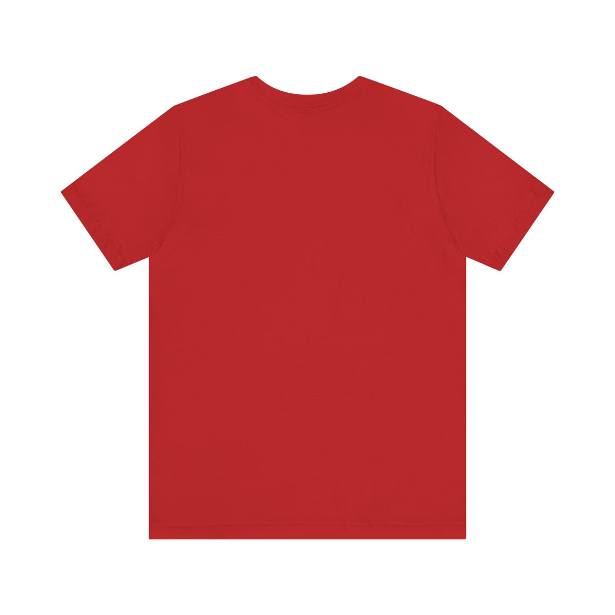 Romania flag T-shirt by Printify with a minimal waving tricolor design, featuring the Romanian national colors on a casual tee.