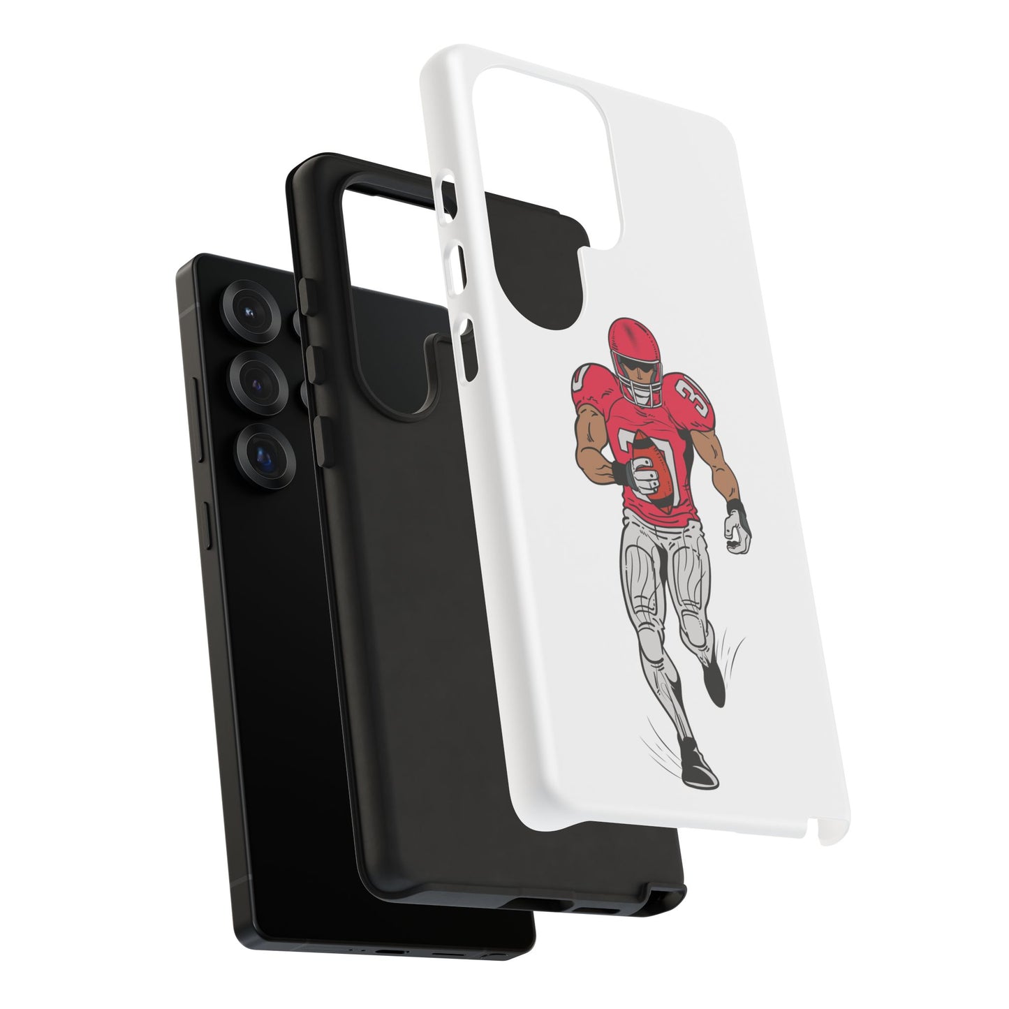 Football Player Tough Case, Sports Phone Cover, Athlete Gift, Tough Phone Case, Fall Sports, Football Lover's Accessory - TRV