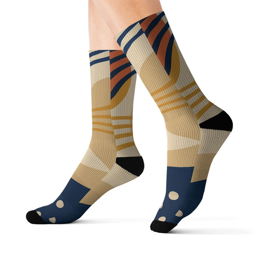 Sublimation Abstract Socks