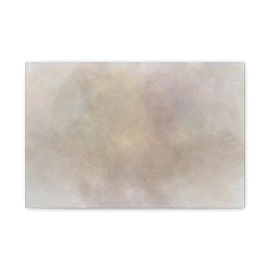 Soft neutral abstract fog canvas print by Printify featuring a calming, modern abstract design on a high-quality canvas.