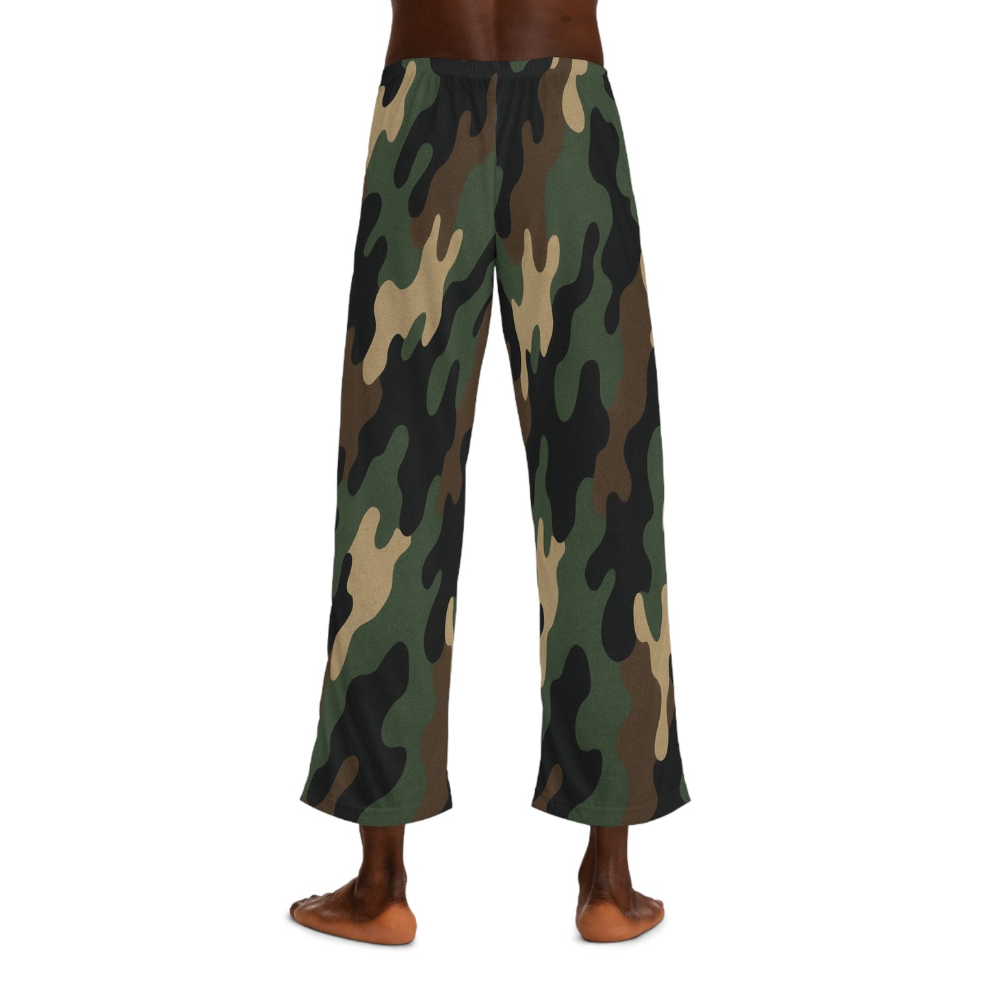 Camouflage Men's Pajama Pants, Cozy Sleepwear for Men, Relaxation Pants, Perfect Gift for Him, Casual Loungewear - TRV