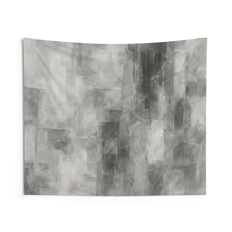 Stylish Modern Wall Tapestry, Elegant Home Decor, Minimalist Wall Hanging, Black and White Decor, Bedroom or Living Room Art - TRV