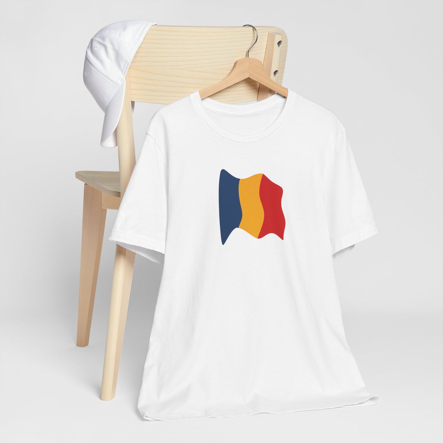 Romanian Flag Unisex Short Sleeve Tee, Casual Shirt, Travel T-Shirt, Gift for Romanians, Summer Outfit, Everyday Wear