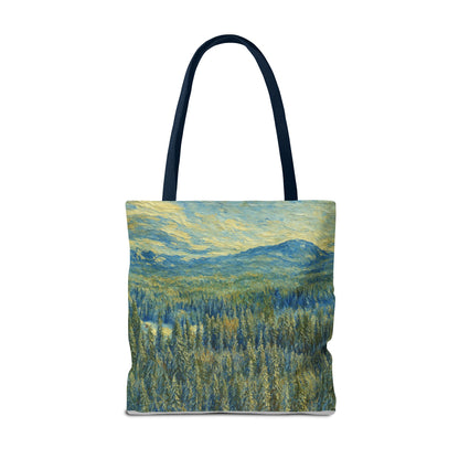 Nature-Inspired Tote Bag, Eco-Friendly Carryall, Bohemian Style Purse, Art Tote, Great Gift for Nature Lovers, Shopping Bag, Travel [...] - TRV