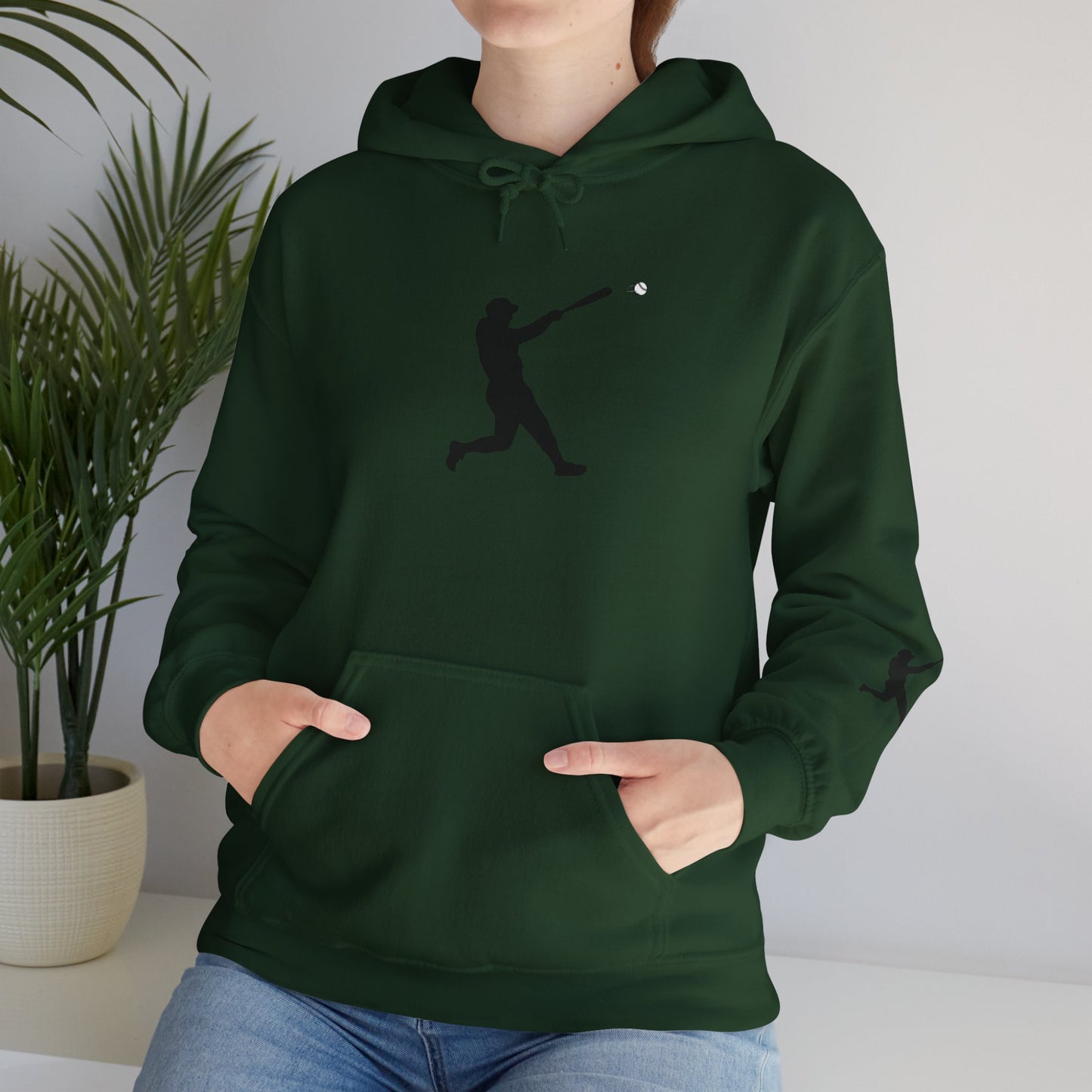 Baseball Swing Unisex Hoodie - Perfect Gift for Athletes, Sports Enthusiasts, Cozy Layer for Cool Days, Great for Team Spirit - TRV