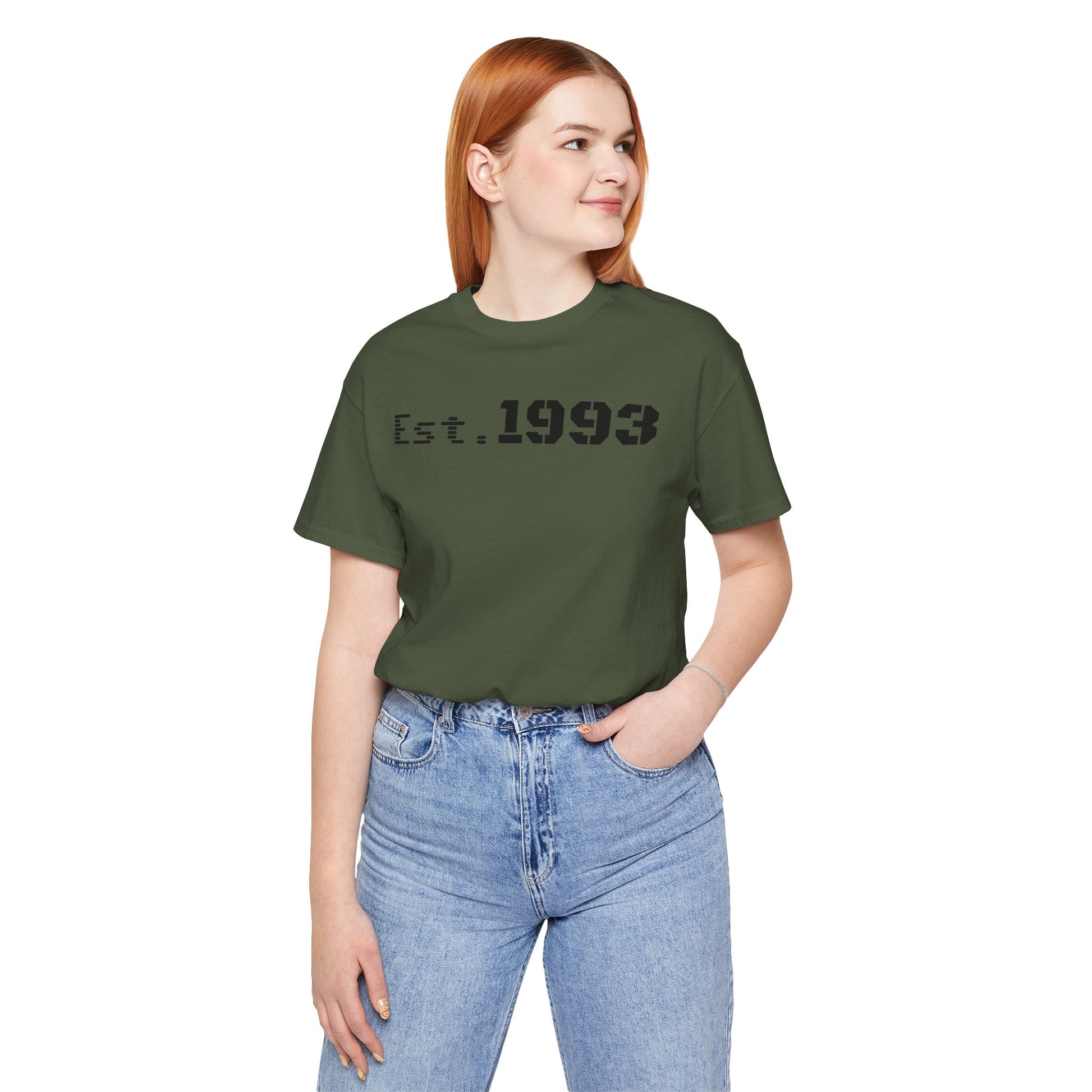 Est. 1993 Unisex Short Sleeve Tee - Perfect for Birthdays, Nostalgia, Casual Wear, Gifts, and Celebrations - TRV