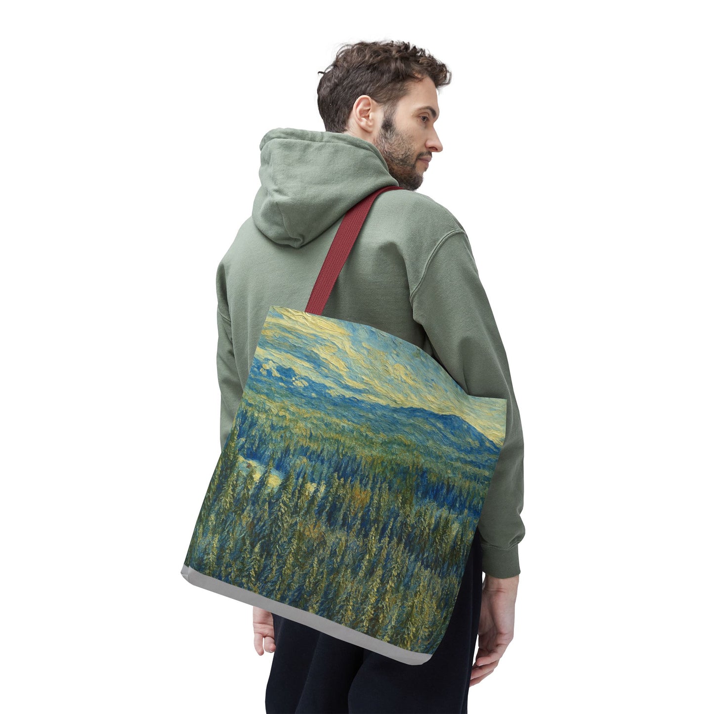 Nature-Inspired Tote Bag, Eco-Friendly Carryall, Bohemian Style Purse, Art Tote, Great Gift for Nature Lovers, Shopping Bag, Travel [...] - TRV