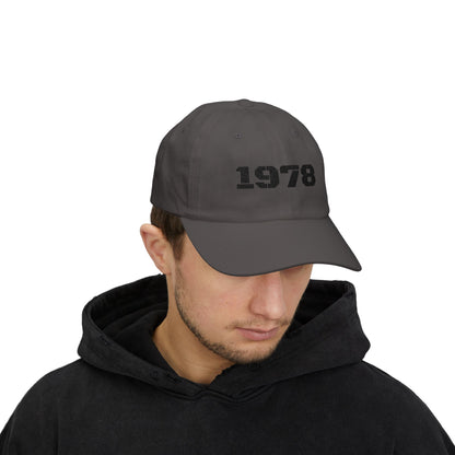 Vintage 1978 Dad Cap, Classic Cap for Fathers, Gift for Dad, Father's Day, Casual Style, Adjustable Hat - TRV