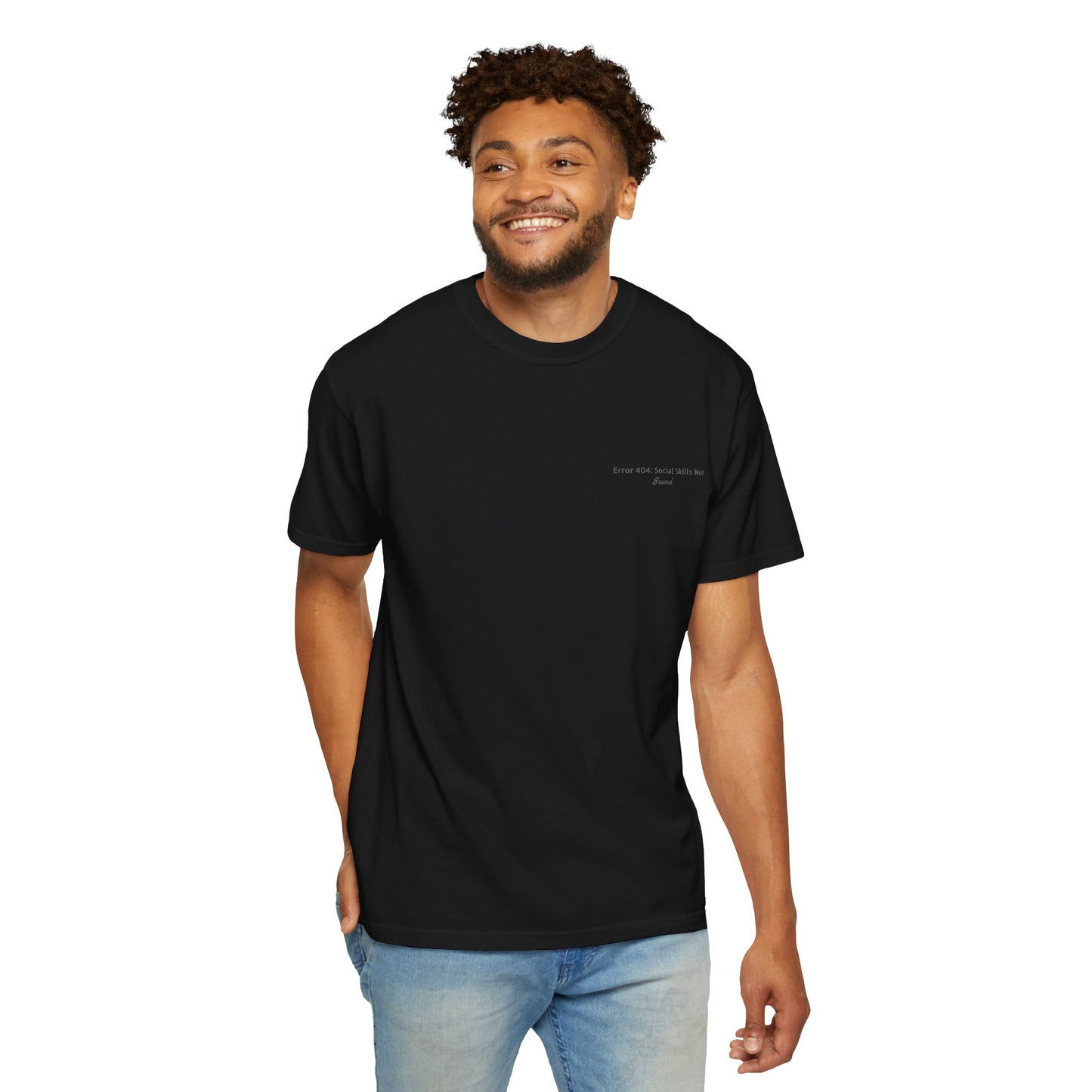 Error 404 Social Skills Not Found T-Shirt | Funny Tech Humor Tee