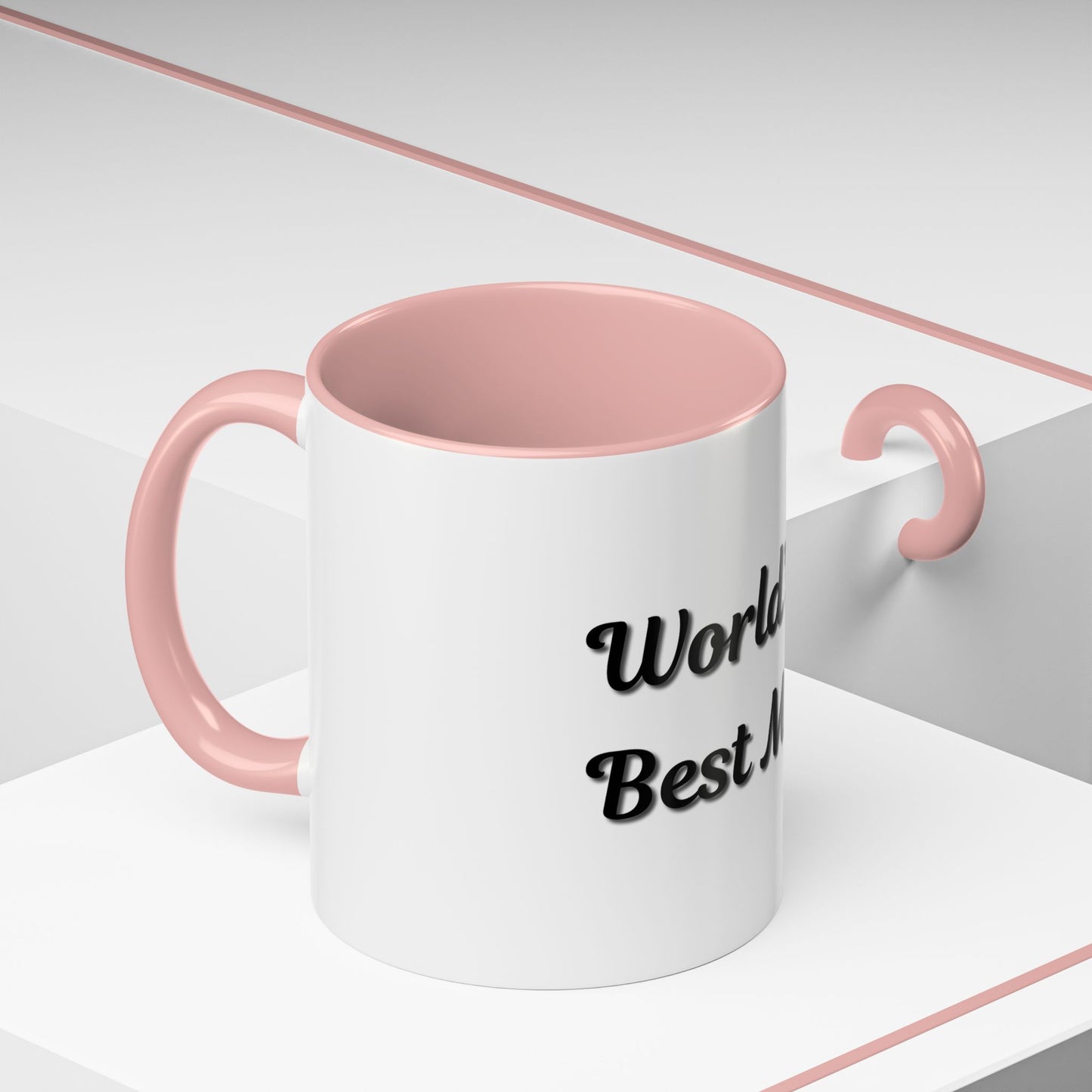 World's Best Mom Accent Coffee Mug - 11oz & 15oz - Perfect Gift for Mother's Day - TRV