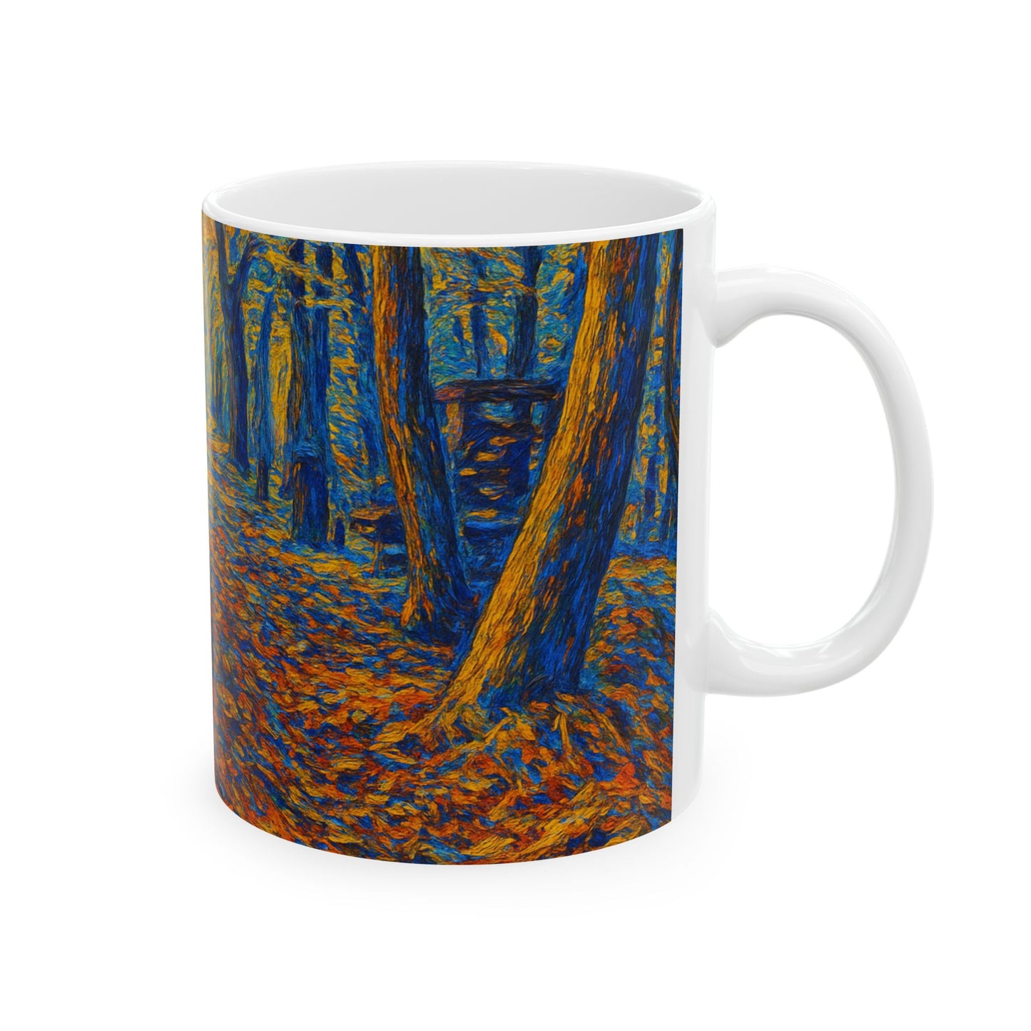 Colorful Abstract Pathway Ceramic Mug - TRV