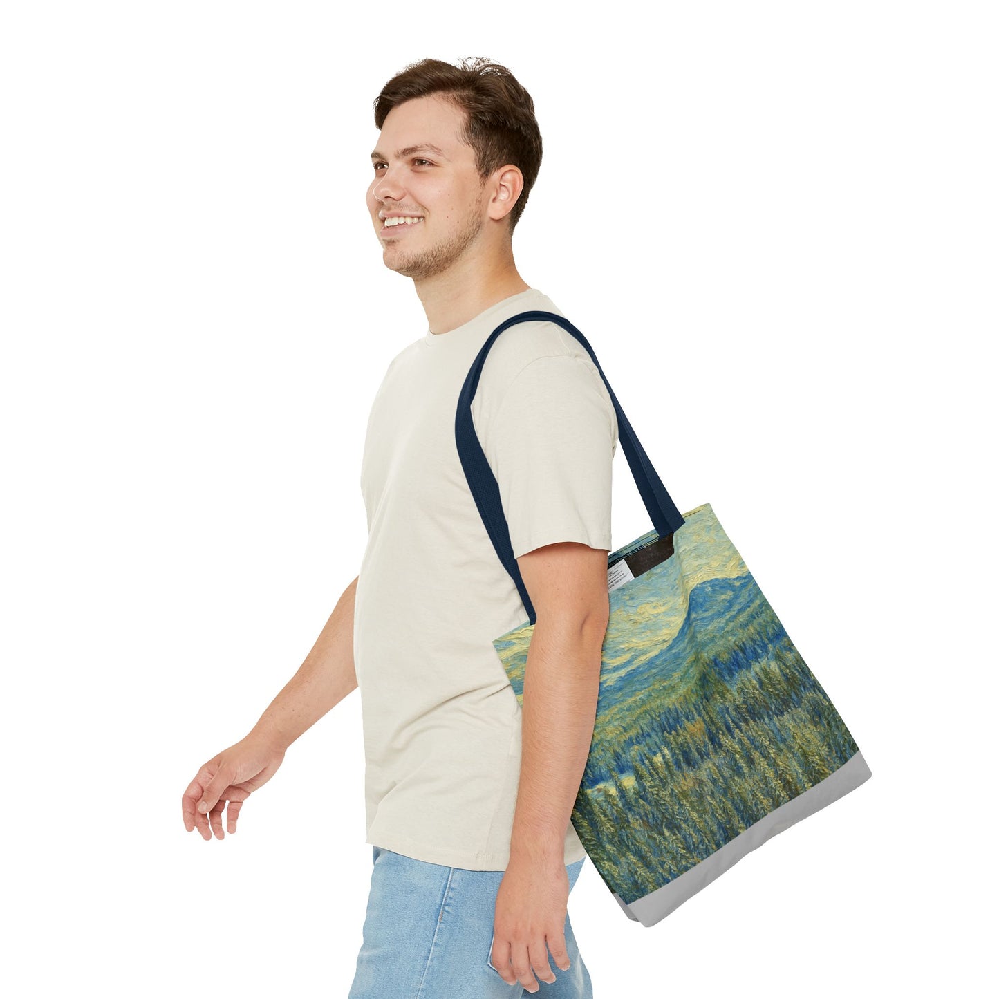 Nature-Inspired Tote Bag, Eco-Friendly Carryall, Bohemian Style Purse, Art Tote, Great Gift for Nature Lovers, Shopping Bag, Travel [...] - TRV