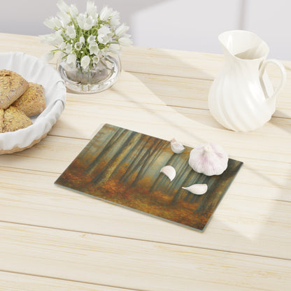 Autumn Forest Cutting Board - Nature-Inspired Kitchen Decor